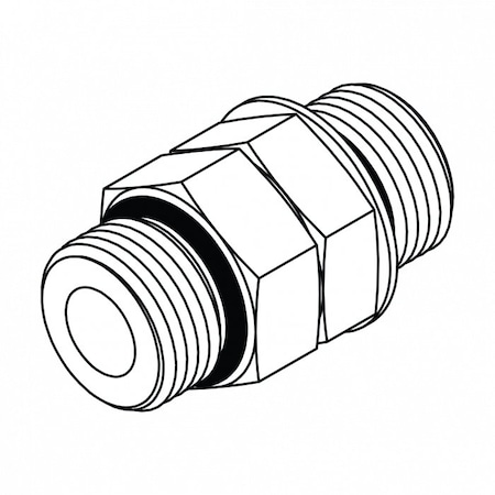 Tompkins Hydraulic Fitting-Steel04MOR-04MOR ADJ 6403-NWO-04-04
